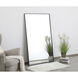 Monet 60 X 36 inch Black Wall Mirror