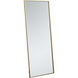 Monet 60 X 24 inch Brass Wall Mirror