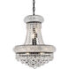 Primo 8 Light 16 inch Black and Clear Pendant Ceiling Light