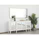 Monet 60 X 30 inch Brass Wall Mirror