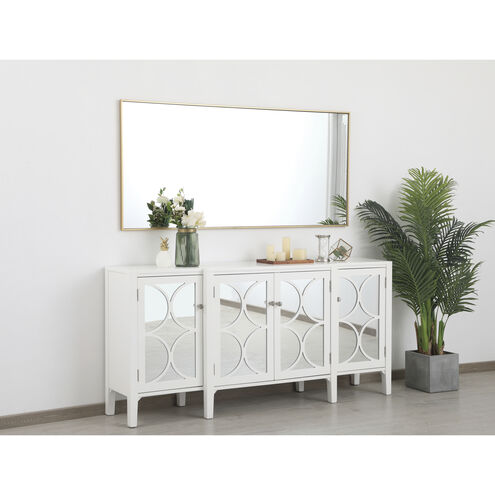 Monet 60 X 30 inch Brass Wall Mirror
