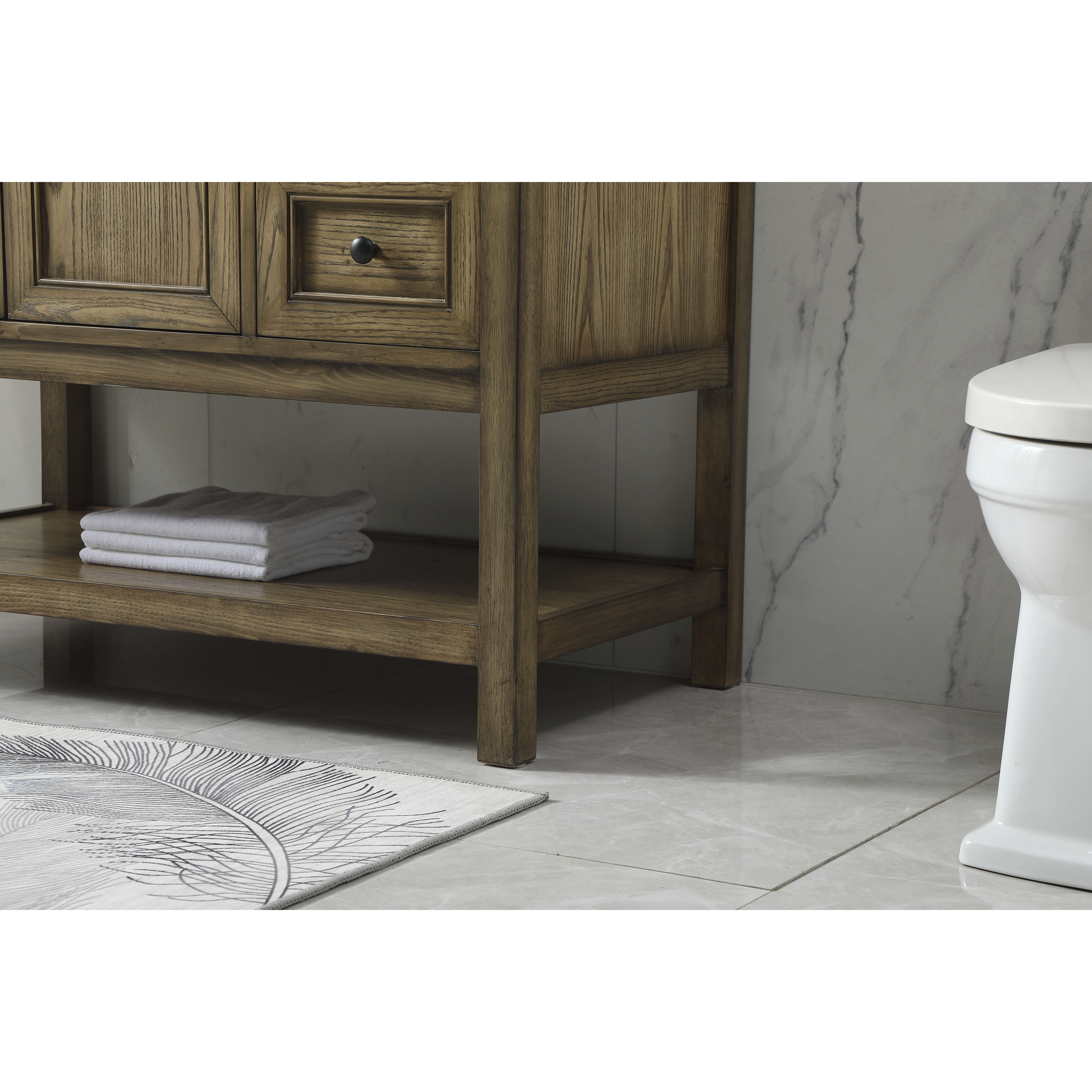 Metropolis 42 X 22 X 34 inch Driftwood Vanity Sink Set