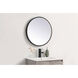 Pier 24 X 24 inch Black LED Mirror