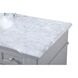 Wesley 48 X 22 X 35 inch Grey Vanity Sink Set
