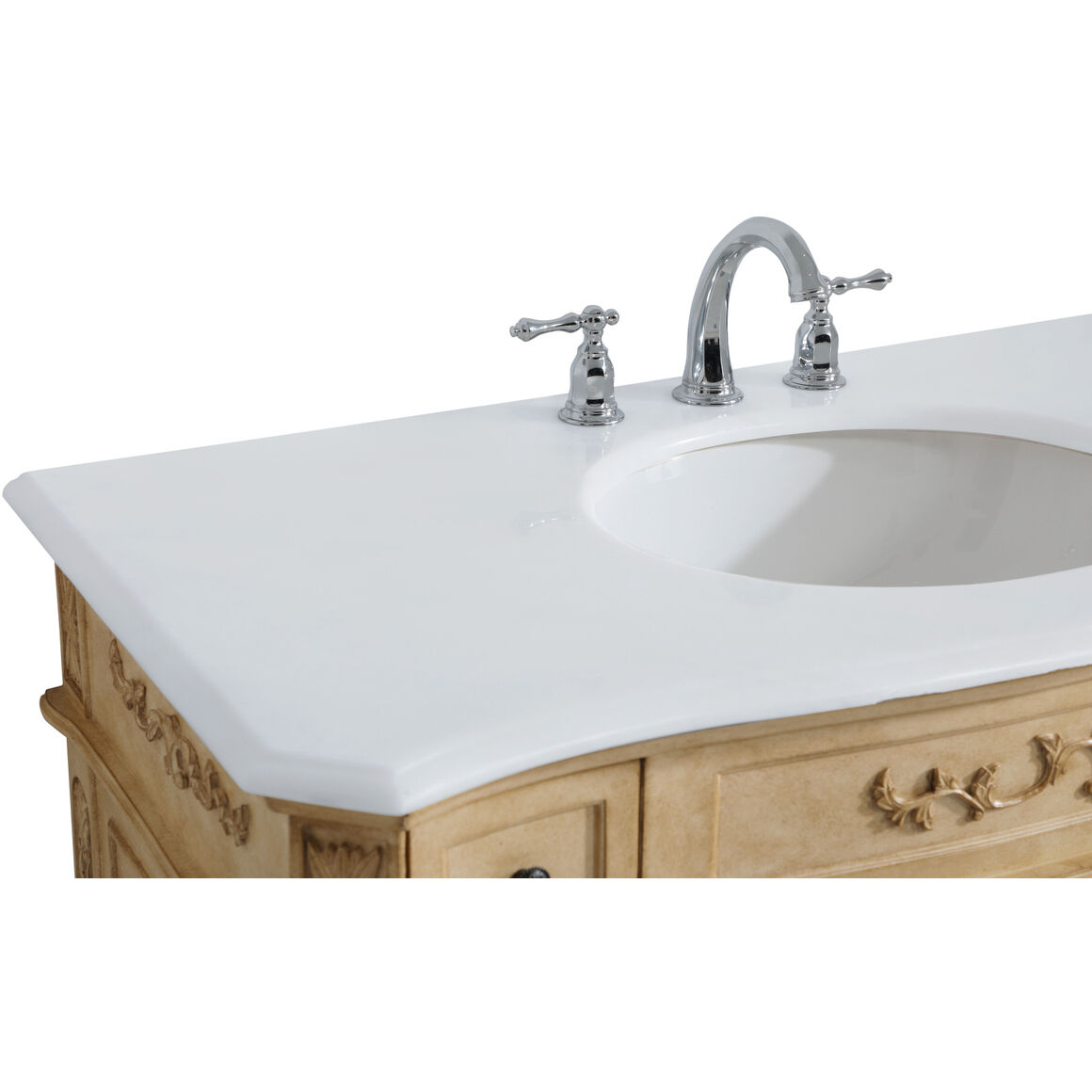 Danville 42 X 21 X 36 inch Antique Beige Vanity Sink Set