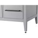 Millie 54 X 35 inch Grey Bathroom Vanity Cabinet