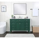 Park Avenue 48 X 22 X 35 inch Green Vanity Sink Set