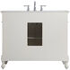 Danville 42 X 42 X 36 inch Antique White and Antique Bronze Vanity Sink Set