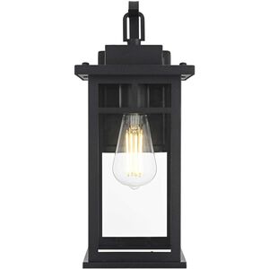 Mercer 1 Light 15.5 inch Black Outdoor Wall Sconce