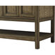 Metropolis 60 X 22 X 34 inch Driftwood Vanity Sink Set in Dark Walnut