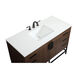 Eugene 48 X 22 X 34 inch Walnut Vanity Sink Set