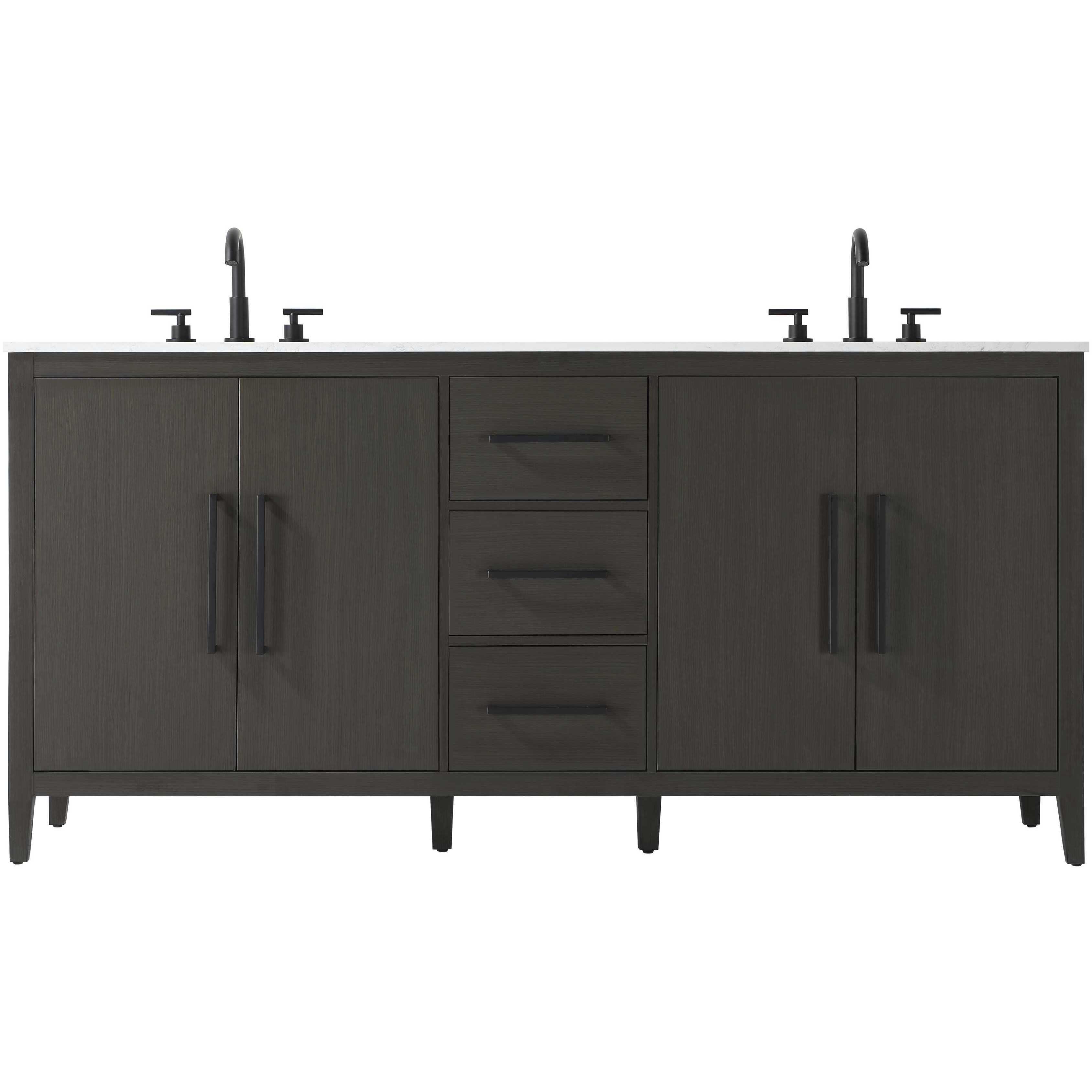 Millie 72 X 35 inch Mocha Brown Bathroom Vanity Cabinet