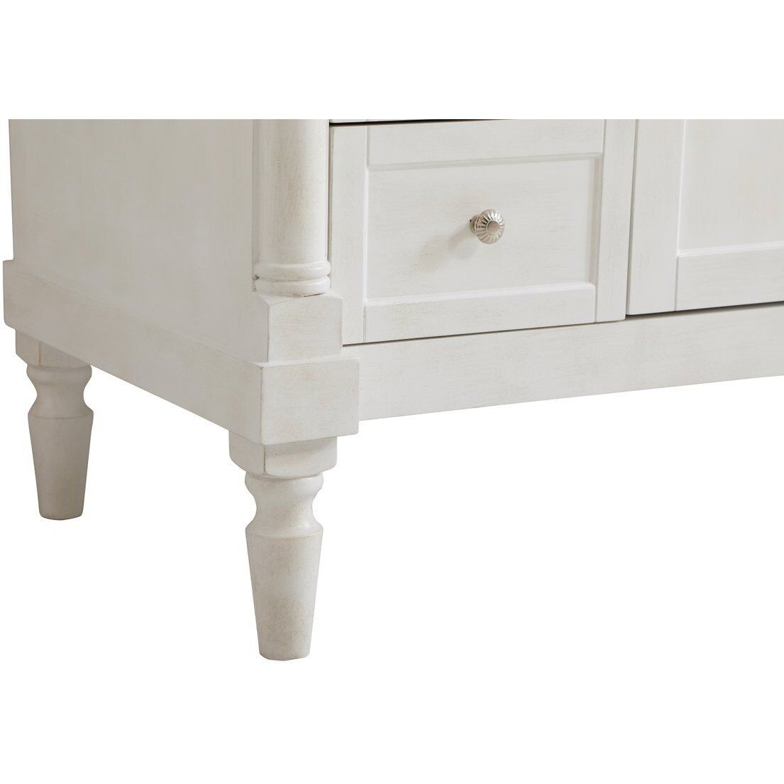 Lexington 48 X 21.5 X 35 inch Antique White Vanity Sink Set