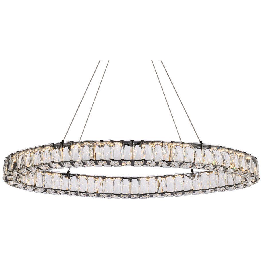 Monroe 1 Light 36 inch Black Pendant Ceiling Light