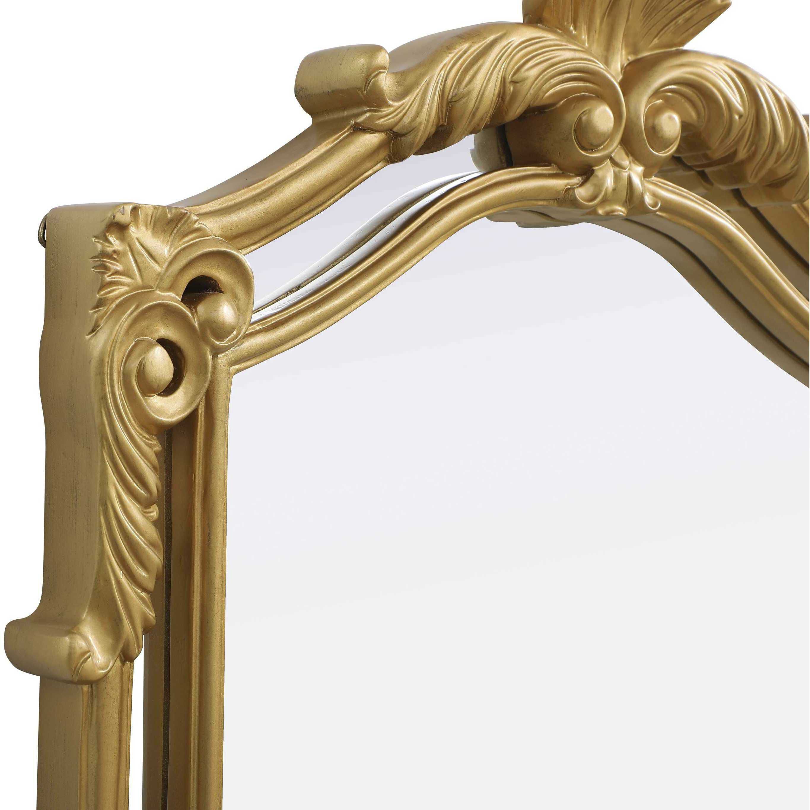 Madeline 36 X 25.5 inch Gold Leaf Mirror