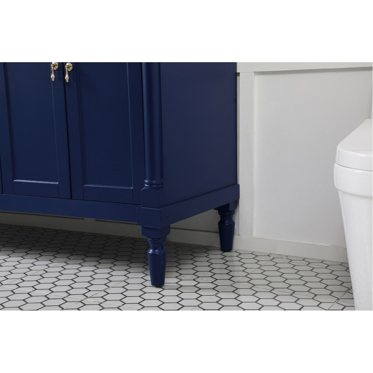 Lexington 60 X 21.5 X 35 inch Blue Vanity Sink Set