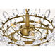 Emilia 3 Light 14 inch Brass Pendant Ceiling Light