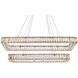 Monroe 2 Light 42 inch Gold Pendant Ceiling Light