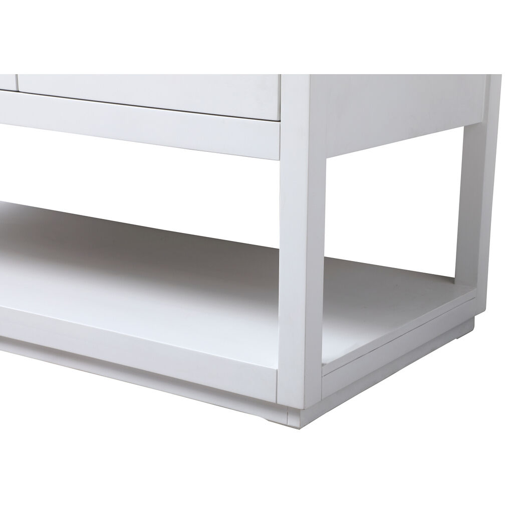 Larkin 54 X 22 X 34 inch White Vanity Sink Set