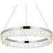 Linden 1 Light 22 inch Chrome Chandelier Ceiling Light