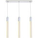 Weston 3 Light 32 inch Chrome Pendant Ceiling Light