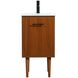 Cyrus 19 X 18 X 33.5 inch Teak Vanity Sink Set