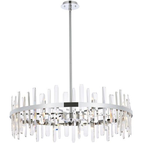 Serena 16 Light 36 inch Chrome Chandelier Ceiling Light