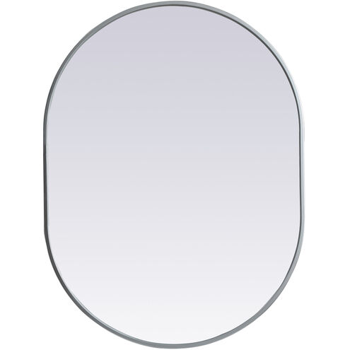 Asha 36 X 27 inch Silver Mirror in 27 x 36
