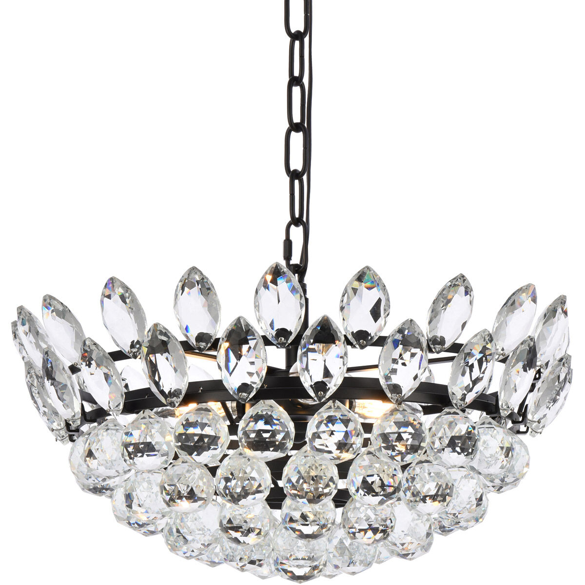 Emilia 5 Light 18 inch Black Pendant Ceiling Light