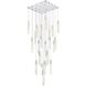 Aurora 25 Light 36 inch Chrome Chandelier Ceiling Light