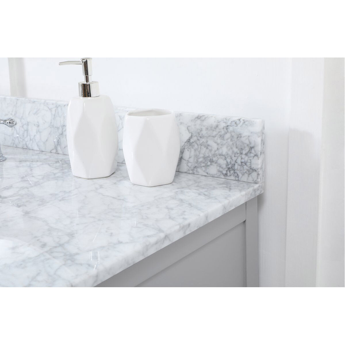 Franklin 48 X 22 X 35 inch Grey Bathroom Vanity Cabinet