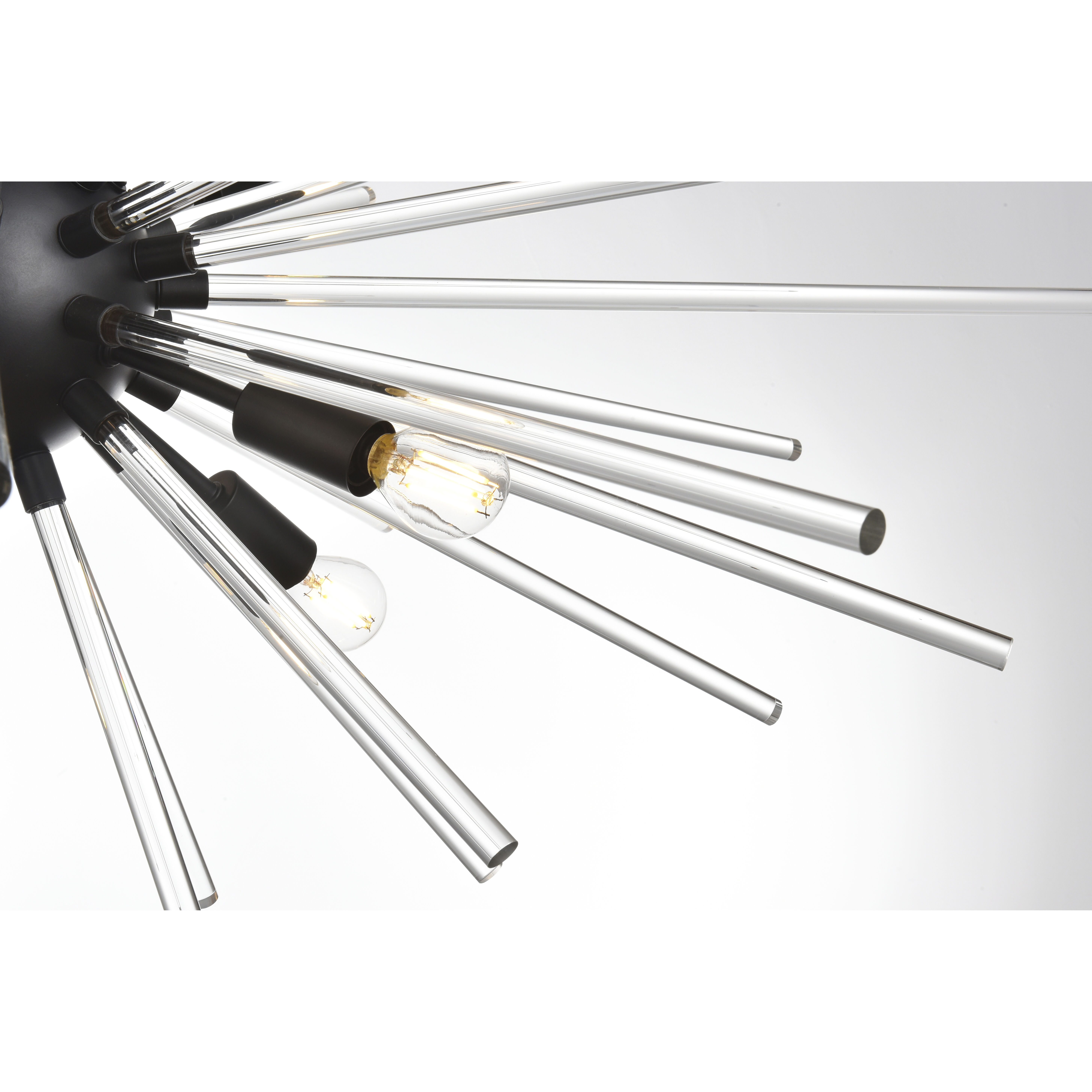 Sienna 10 Light 42 inch Black Pendant Ceiling Light