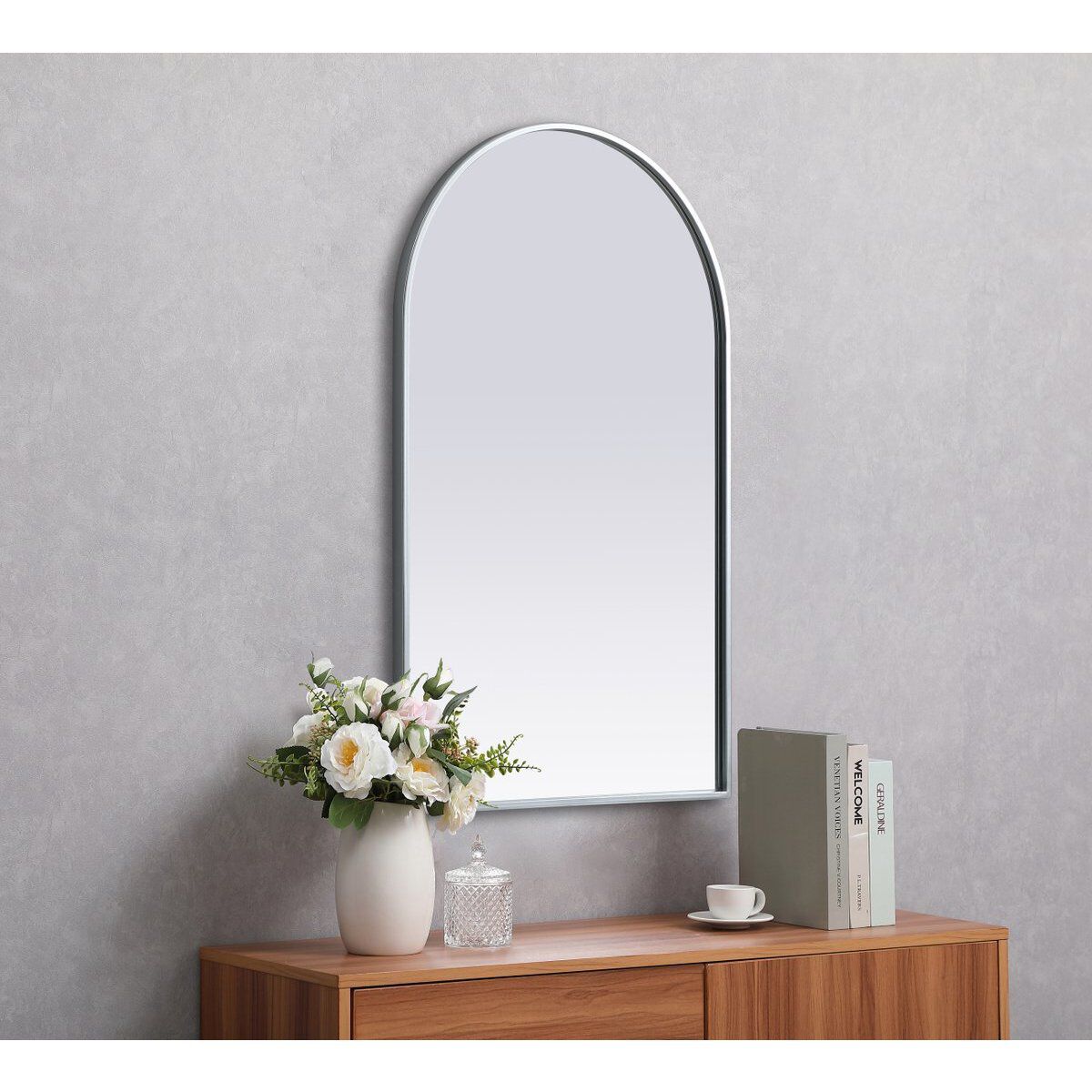 Ayra 36 X 22 inch Silver Mirror