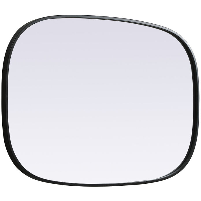 Brynn 36 X 24 inch Black Mirror in 24 x 36