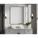 Remy 42 X 42 inch Black Mirror