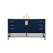 Eugene 60 X 22 X 34 inch Blue Vanity Sink Set