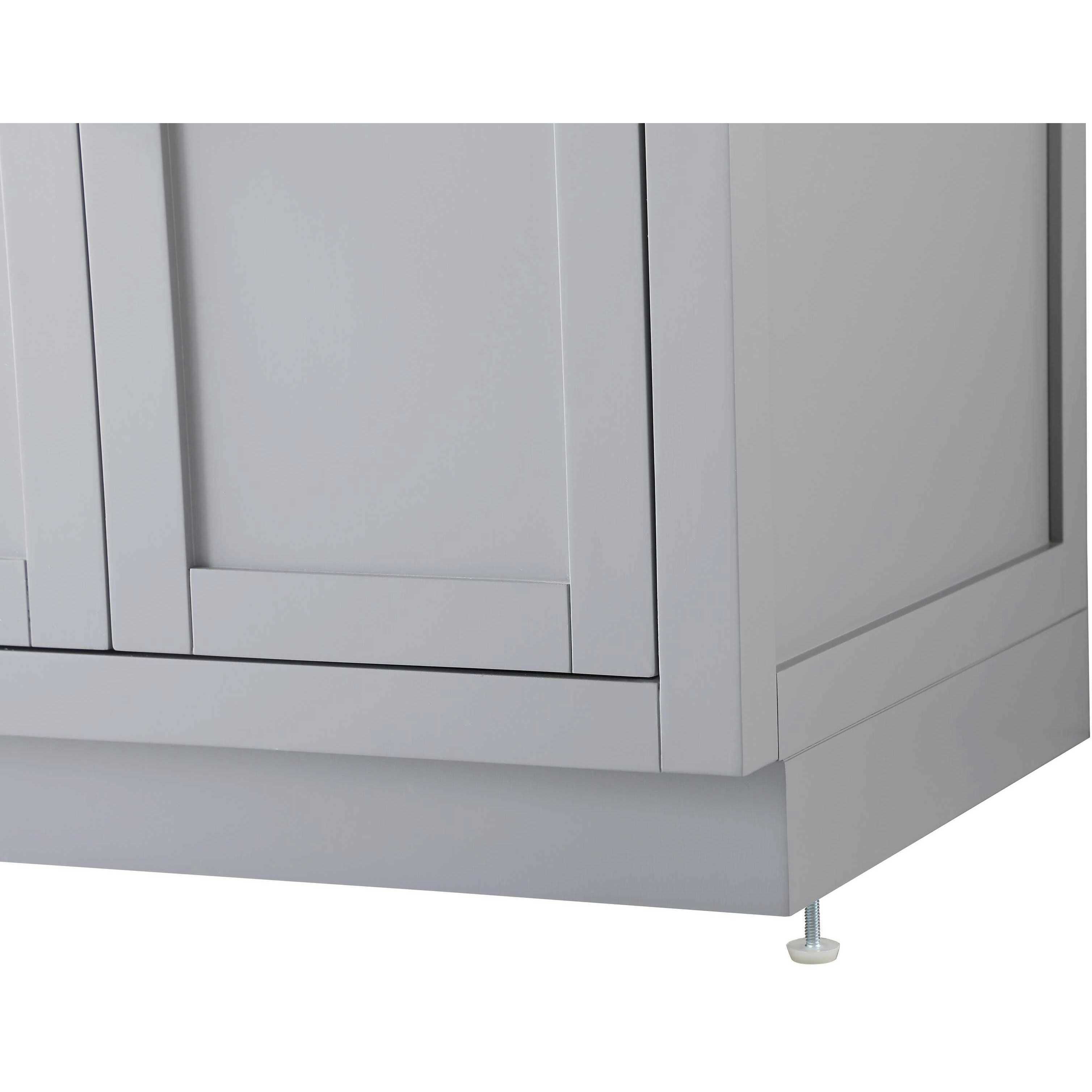 Alden 72 X 35 inch Grey Bathroom Vanity Cabinet