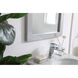 Aqua 32 X 18 inch Grey Wall Mirror