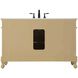Danville 54 X 36 inch Antique Beige Bathroom Vanity Cabinet