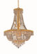 Century 12 Light 24 inch Gold Dining Chandelier Ceiling Light in Royal Cut