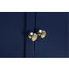 Wesley 60 X 22 X 35 inch Blue Vanity Sink Set