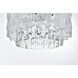 Emilia 3 Light 12 inch Chrome Flush Mount Ceiling Light