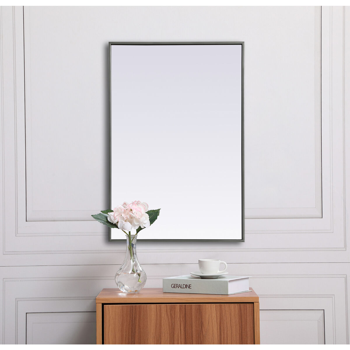 Eternity 36 X 24 inch Silver Mirror in 24 x 36