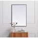 Eternity 36 X 24 inch Silver Mirror in 24 x 36