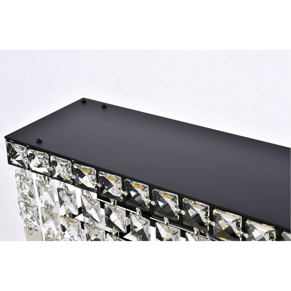 Maxime 6 Light 4.5 inch Black and Clear Wall Sconce Wall Light in Royal Cut