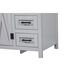 Grant 48 X 19 X 34 inch Grey Vanity Sink Set