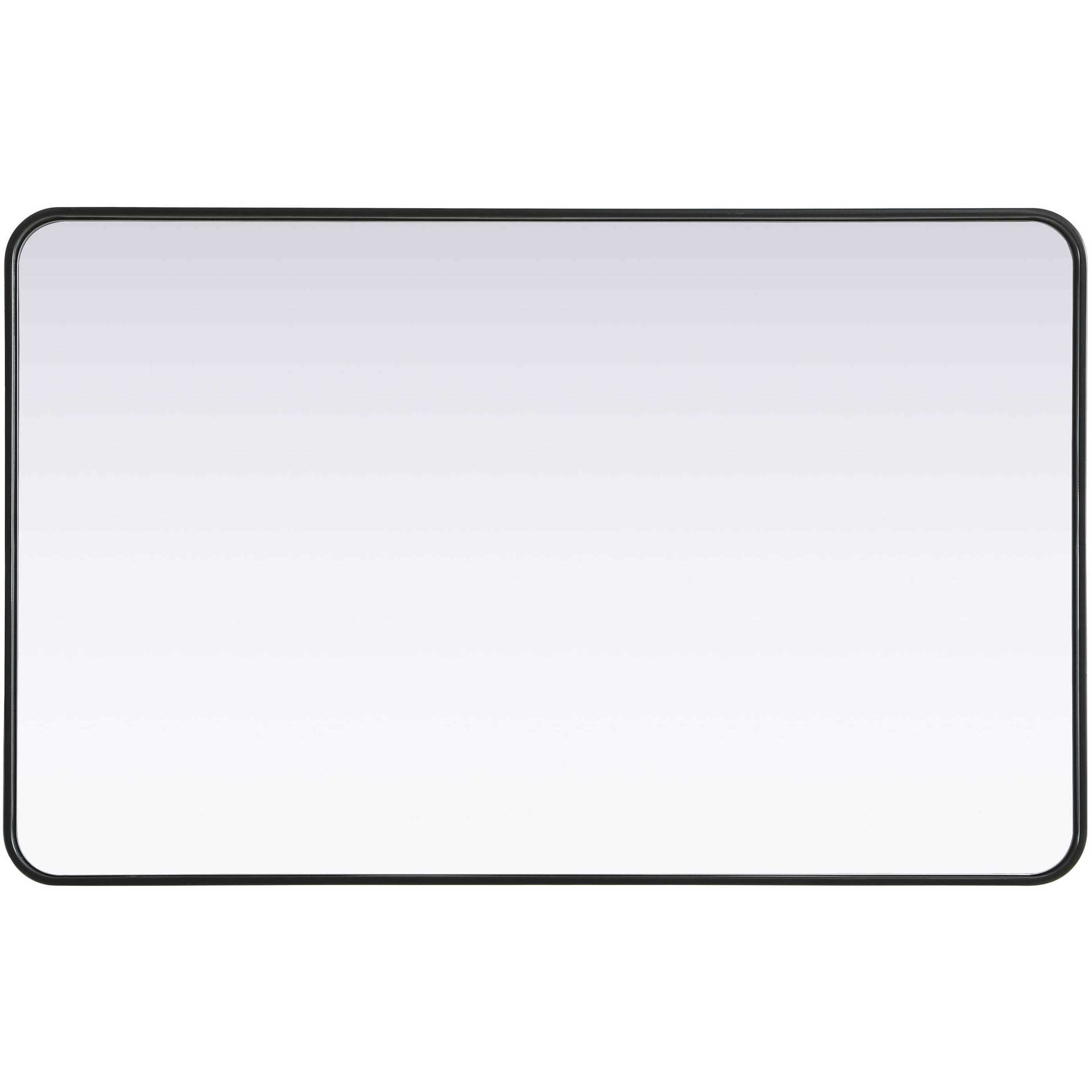 Remy 48 X 30 inch Black Mirror