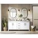 Nathan 72 X 34 inch White Bathroom Vanity Cabinet