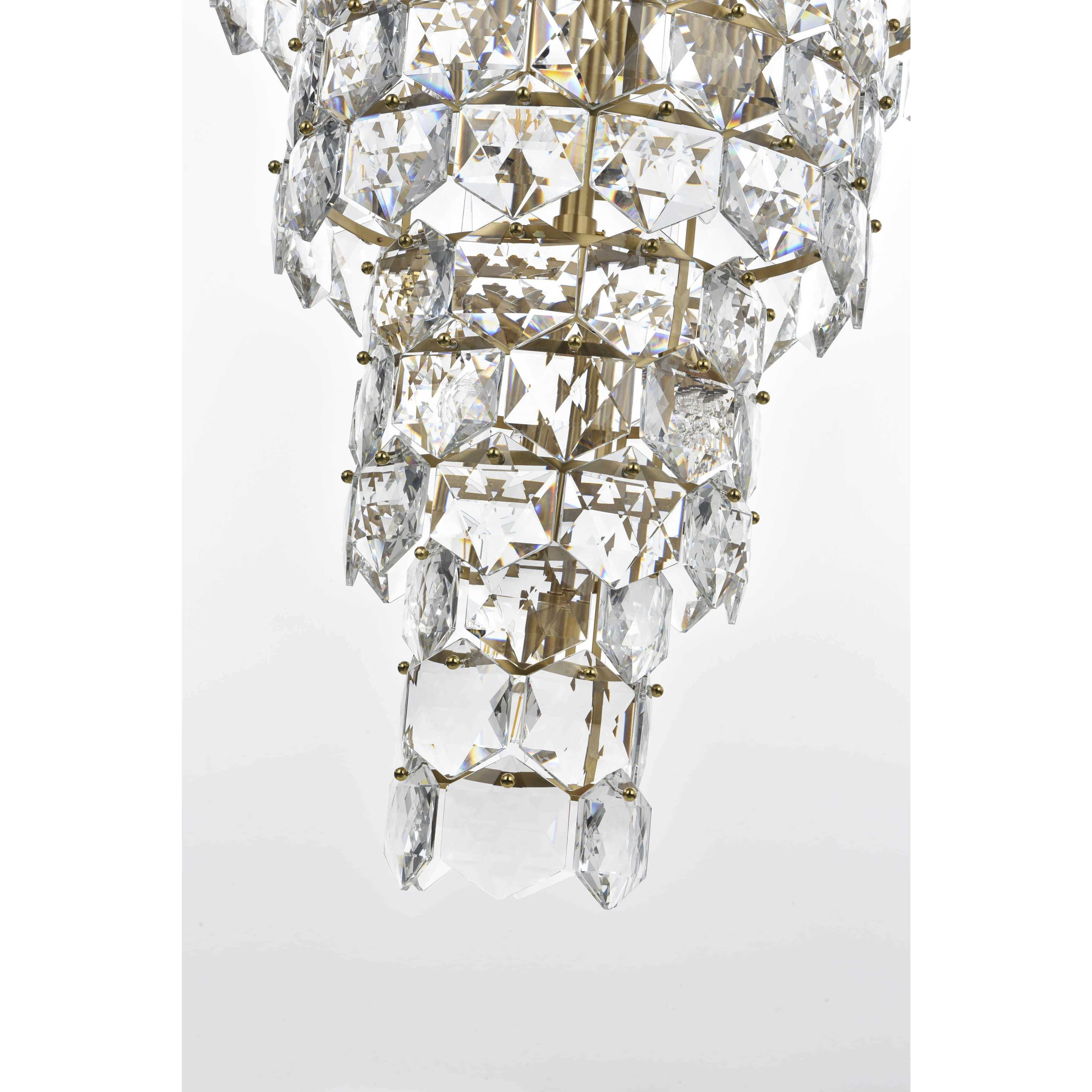 Adaline 41 Light 30 inch Satin Gold Chandelier Ceiling Light
