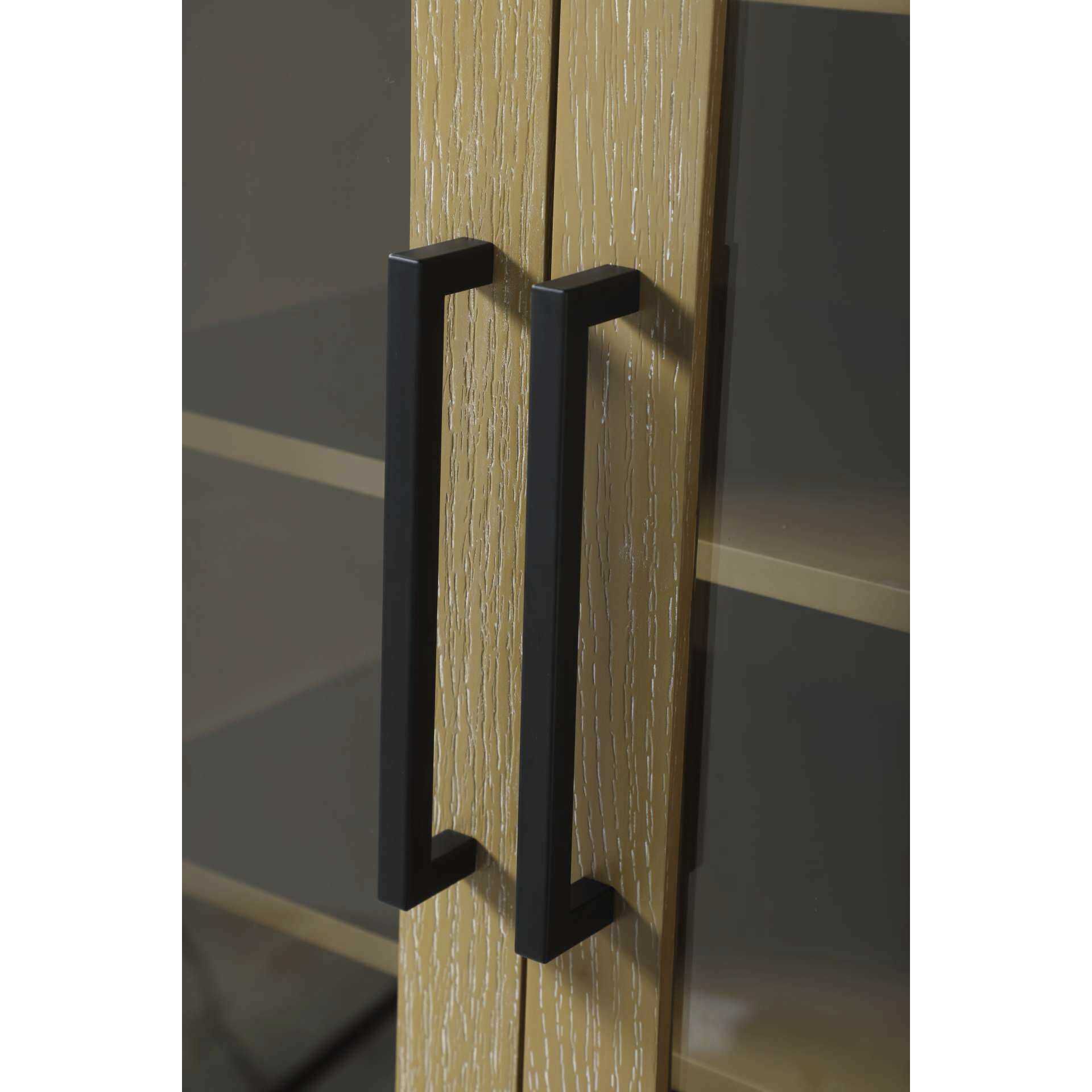 Alina Linen Oak Bathroom Storage Cabinet